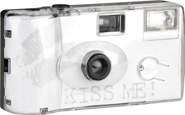 No Name Topshot Kiss Me Appareil photo jetable 1 pc avec flash intégré (Film en couleur)