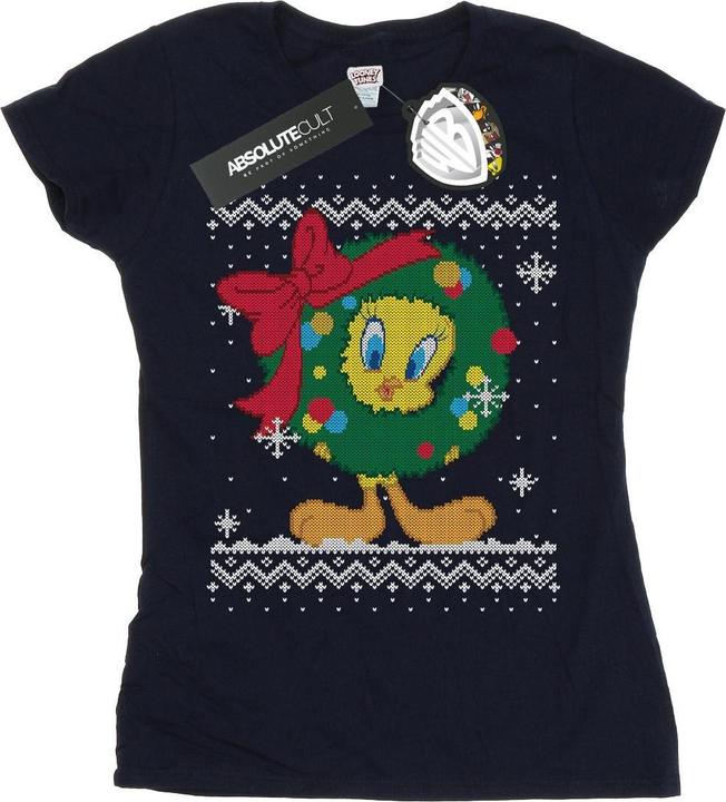 Image du produit Looney Tunes - T-shirt TWEETY PIE CHRISTMAS FAIR ISLE - Femme (XXL)