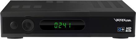 Actual product image Vantage VT-1000C, CI+ capable Full HD cable receiver (DVB-C)