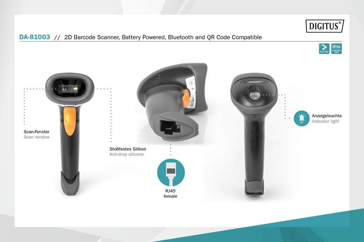 Actual product image Digitus DA-81003 (2D barcodes, 1D barcodes)