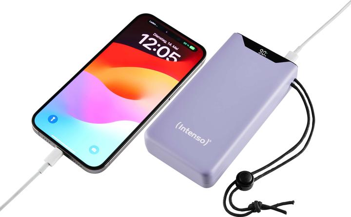 Produktbild Intenso Powerbank F20000 20000 mAh Purple (20000 mAh, 20 W, 74 Wh)