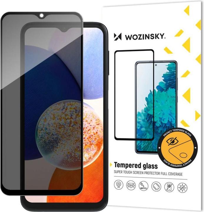 Produktbild Wozinsky Privacy Glass Panzerglas für Samsung Galaxy A23 mit Anti Spy Blickschutzfilter (1 Stück, Samsung Galaxy A23)