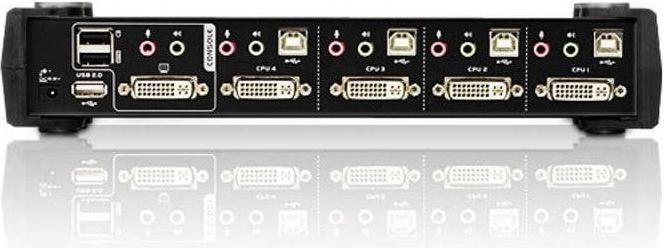 Produktbild Aten CS1764A, 4 Port KVM Switch, 2x USB, DVI