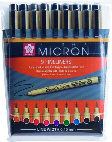 Image du produit Sakura micron de pigma (Multicolore, 9 x)