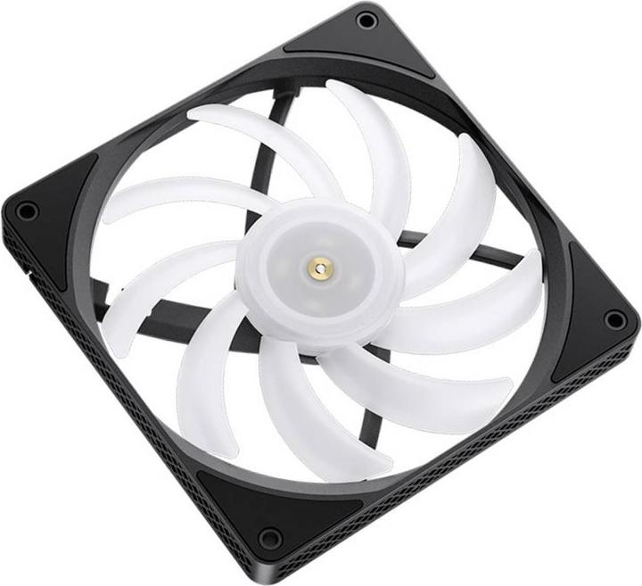 Actual product image Jonsbo HF1415 Slim PWM fan, ARGB, 140mm - black (140 mm)