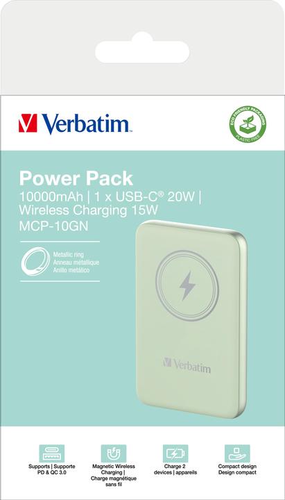 Image du produit Verbatim Charge 'n' Go (10000 mAh, 20 W, 37 Wh)