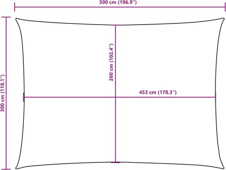 Actual product image VidaXL Awning (300 x 500 cm)