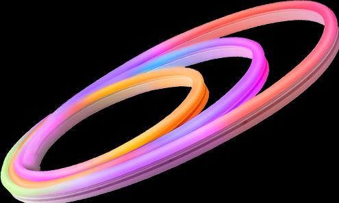Produktbild Govee RGBIC Neon Rope Light (Mehrfarbig, 200 cm, Indoor)