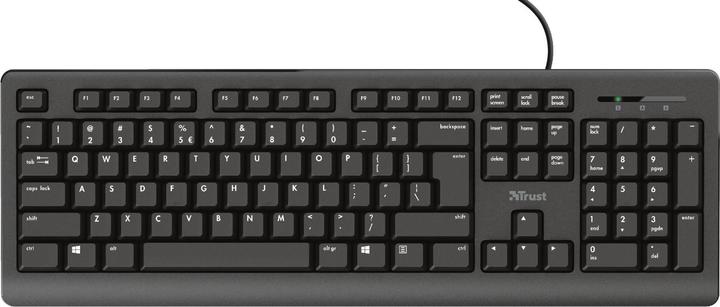 Produktbild Trust Primo Tastatur USB QWERTY US Englisch Schwarz (US, Kabelgebunden)