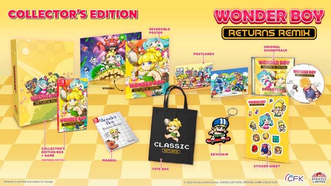 Produktbild Wonder Boy Returns Remix - Collector's Edition (Switch, Switch Lite, Switch OLED, EN)