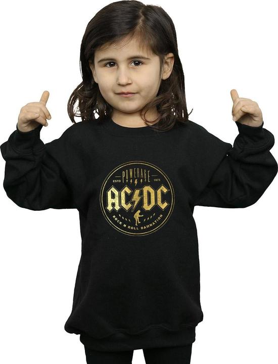 Produktbild AC/DC Rock N Roll Damnation Sweatshirt Mädchen (152, 158)