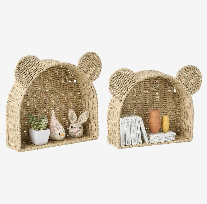 Produktbild Vertbaudet 2er-Set Kinderzimmer Deko-Regale BÄR, Papier