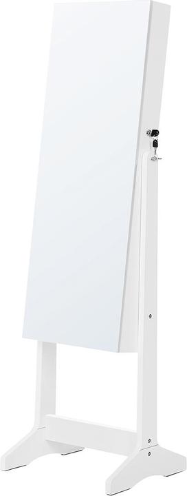 Image du produit Songmics Porte-bijoux avec miroir 152 cm, Blanc