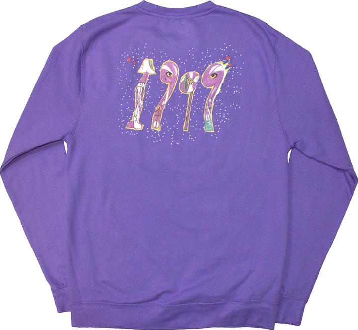 Actual product image Prince Unisex Adult 1999 Back Print Sweatshirt (L)