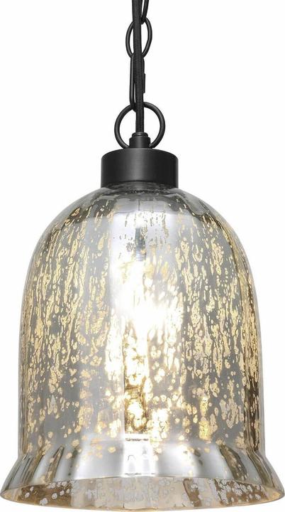 Immagine prodotto Loberon Lampada a sospensione Yvron argento antico/nero (E27)