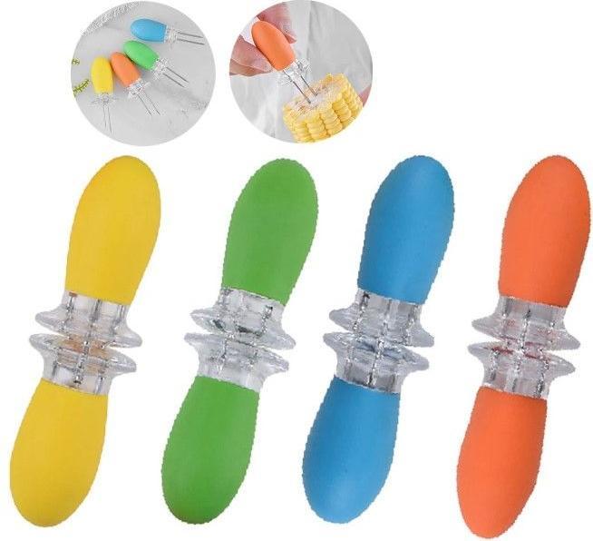 Image du produit MU Classic Supports à épis de maïs en acier inoxydable Lot de 8