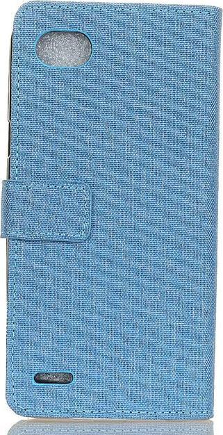Immagine prodotto MU Classic Cover in pelle/tessuto con funzione stand (LG Q6, LG Q6+)