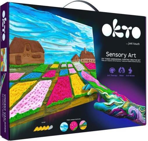Produktbild Okto Kreatives Set Meisterwerke mit Hand Blumenbeete in Holland 30x40cm 10001