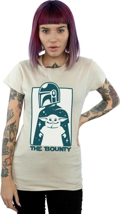 Immagine prodotto Star Wars The Mandalorian The Bounty Maglietta Donna (XXL)