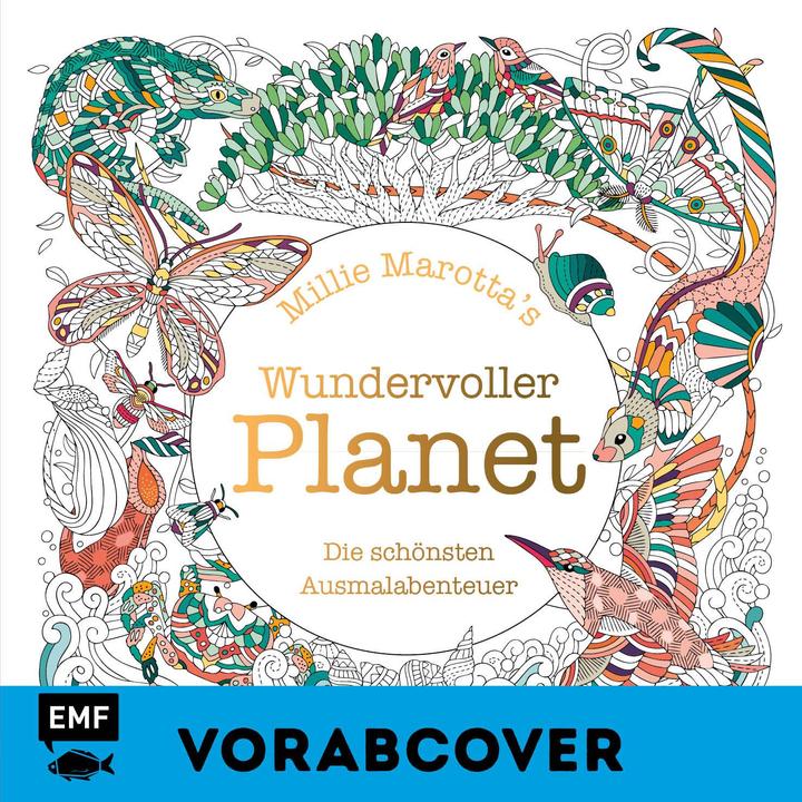 Actual product image Millie Marotta's Wonderful Planet - The most beautiful colouring adventures