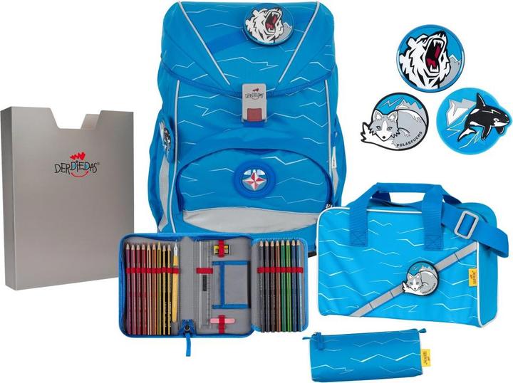 Actual product image Derdiedas ErgoFlex School Backpack Set Polar (22 l)