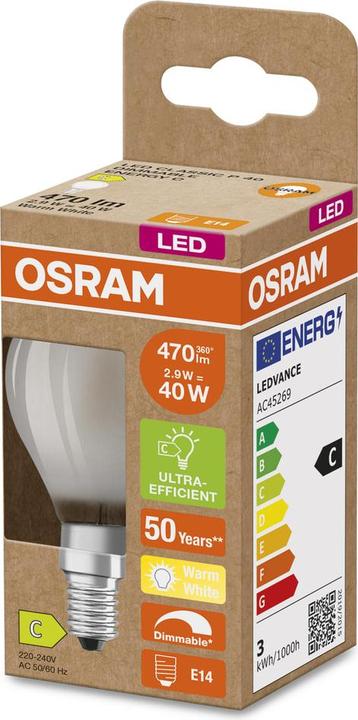 Produktbild Osram LED Classic (E14, 2.90 W, 470 lm, 6 x, C)