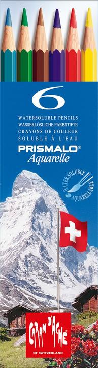 Produktbild Caran d'Ache Prismalo Aquarelle Kartonschachtel (Mehrfarbig, 6 x)