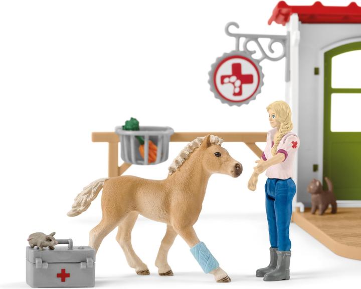 Produktbild Schleich Tierarzt-Praxis mit Haustieren