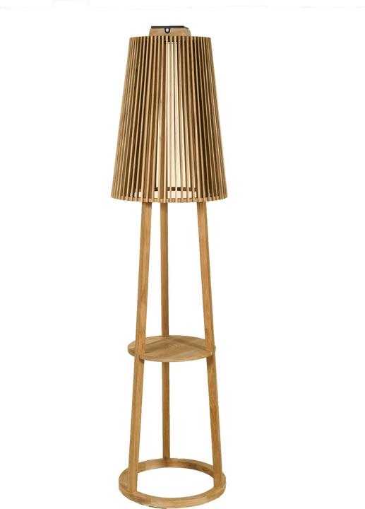 Image du produit Les Jardins Lampadaire solaire Tecka en teck ht182cm TECK65B (700 lm)