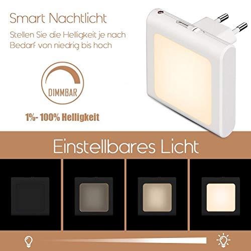 Actual product image Lumina Swiss LED night light dimmable