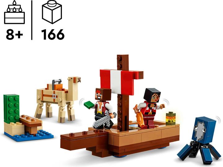 Produktbild LEGO Die Piratenschiffreise (21259, LEGO Minecraft)
