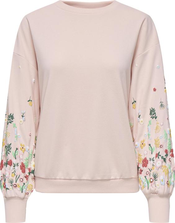 Image du produit Only Coupe normale Col rond Manches côtelées Épaule basse Sweat-shirt (XS)