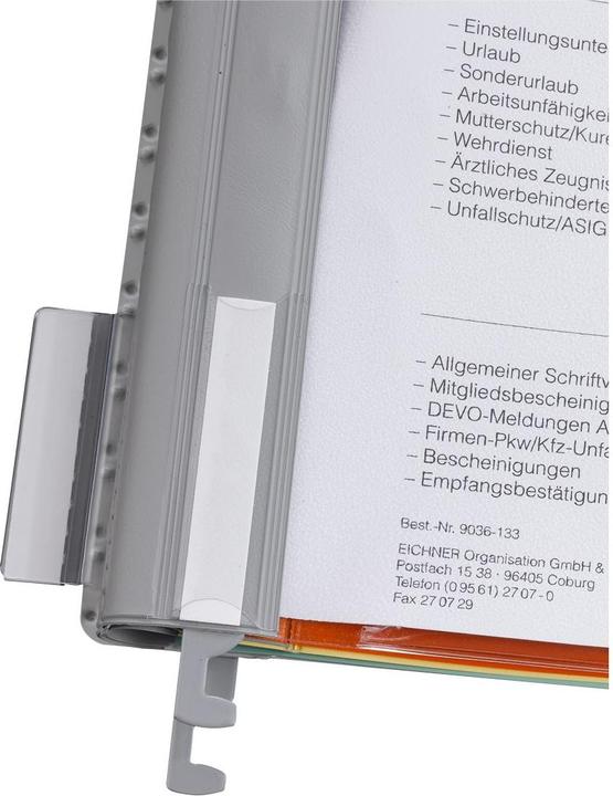 Produktbild Eichner Metall-Hängeschienen für Personalhefter, DIN A4, 10 Stück (A4, 10 x)