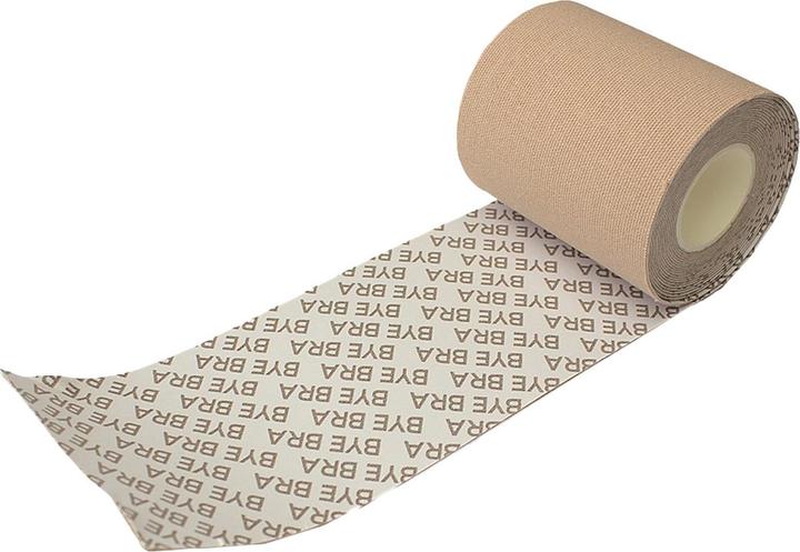 Produktbild Bye Bra K?Rperband 5m X 6,5 cm + 3 Paare Satin Nippel Abdeckungen Nude (Einzelpack)