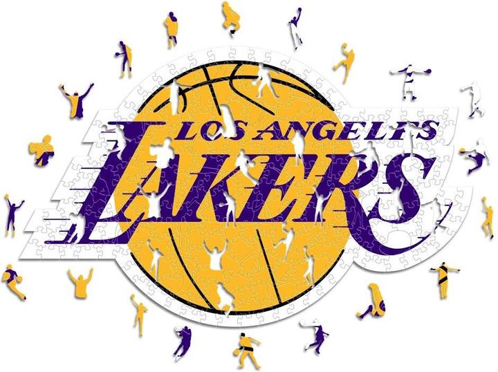 Immagine prodotto Iconic NBA - Los Angeles Lakers - Logo - Puzzle in Legno Taglia M (270 Pezzi) (270 pezzi)