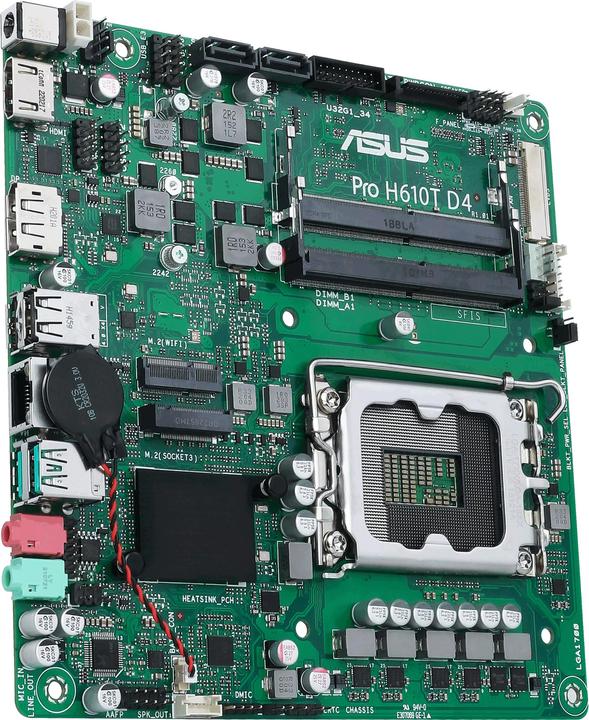 ASUS MB PRO H610T -CSM (LGA 1700, Intel H610, Mini-ITX)