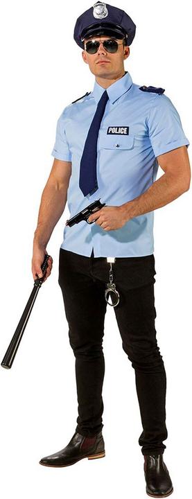 Actual product image Orlob Mens Police Shirt with Tie (58, 60)