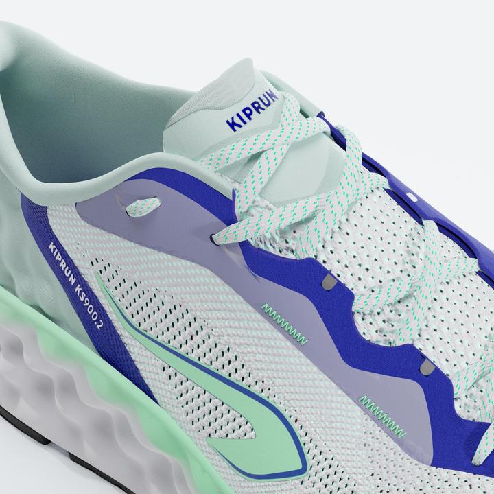 Produktbild Kiprun Men's KS900.2 Running Shoes - White/Green (42)