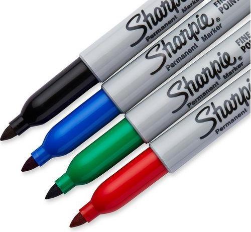 Produktbild Sharpie Permanent-Marker (Mehrfarbig, 0.90 mm, 4 x)