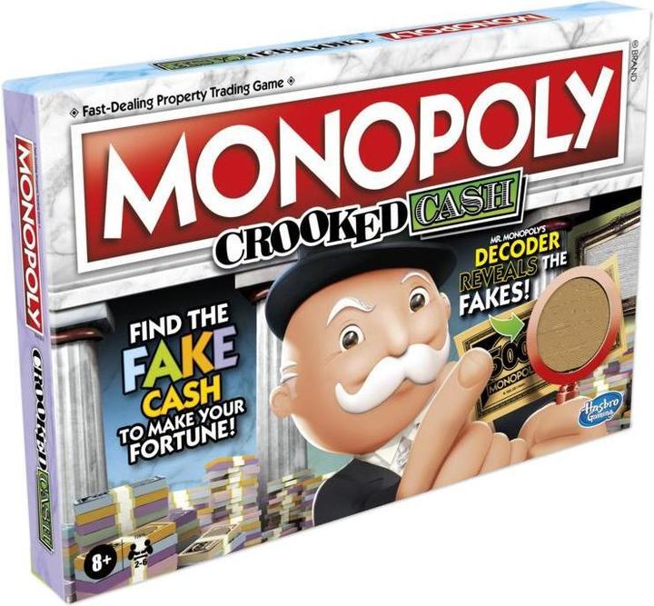 Produktbild Hasbro Monopoly Crooked Cash Board game Economic simulation (Finnisch)