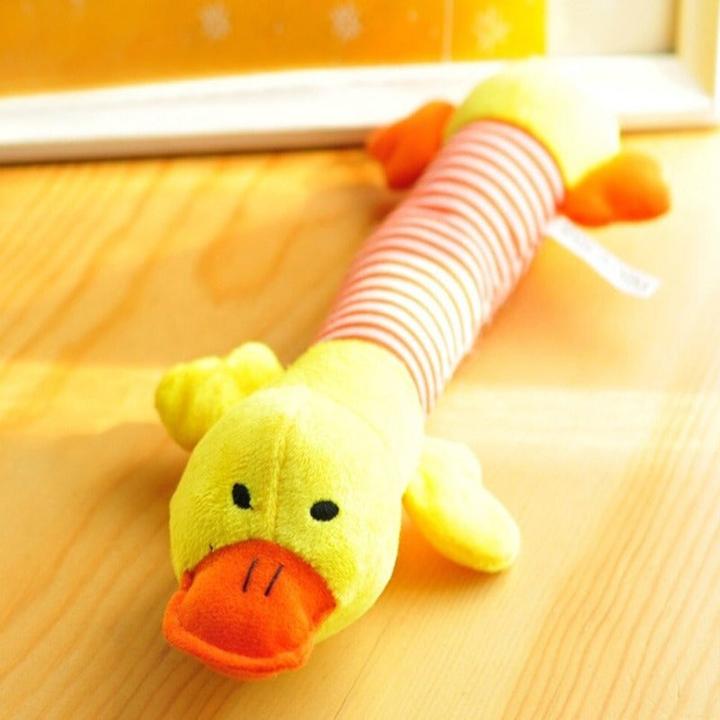 Actual product image Hermex Dog toy "Duck" chew toy stuffed animal cuddly toy (Plush toy dog)