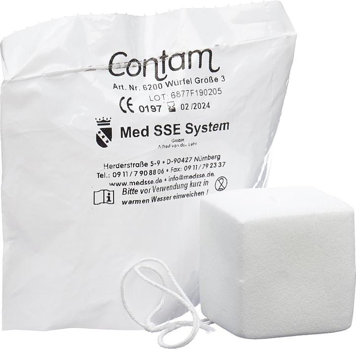 Produktbild Contam Würfeltampon 42mm Grösse 3 (5 Stk) (5 x)