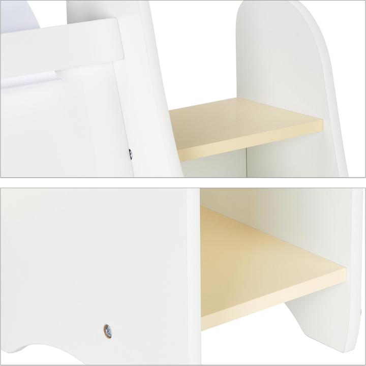 Produktbild Relaxdays Kindertafel mit Fächern und Stuhl
