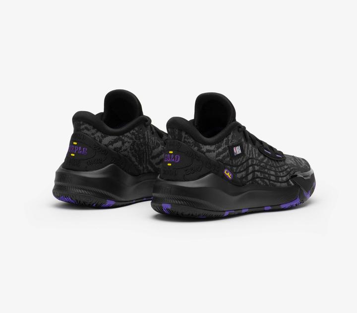 Actual product image Tarmak Women's/Men's Basketball Shoes NBA Los Angeles Lakers - Fast 900 Low-1 black (42)