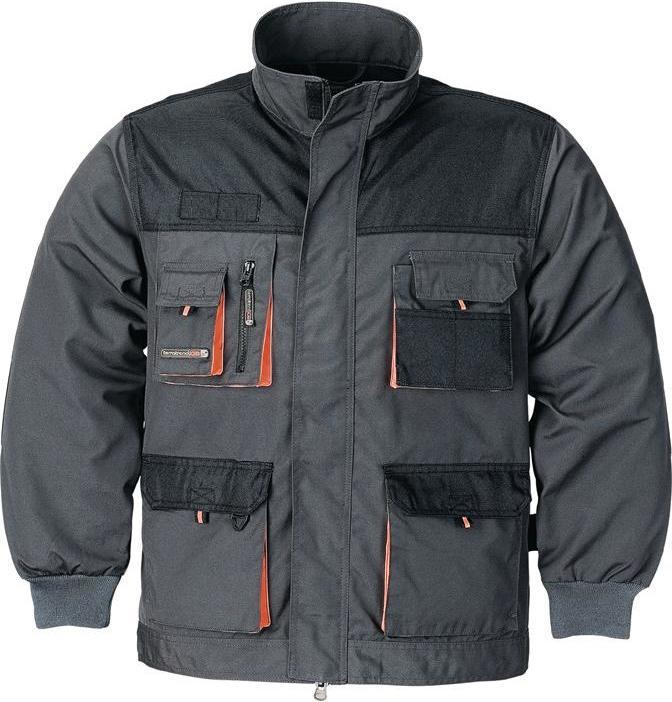 Terratrend Men's jacket size 54 dark grey/black/orange (54)