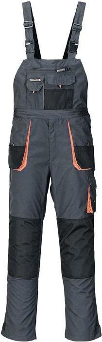 Produktbild Terratrend Herrenlatzhose Grösse 48 dunkelgrau/schwarz/orange (48)