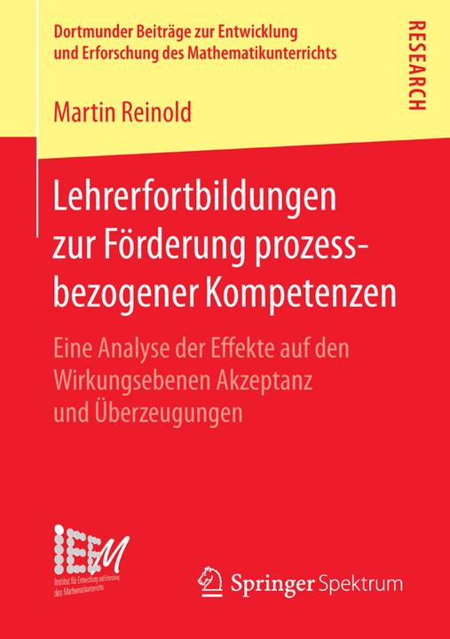 Actual product image Lehrerfortbildungen zur Förderung prozessbezogener Kompetenzen (German, Martin Reinold, 2015)
