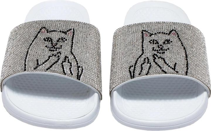 Produktbild RipnDip Lord Nermal Slides Rhinestone White (43)
