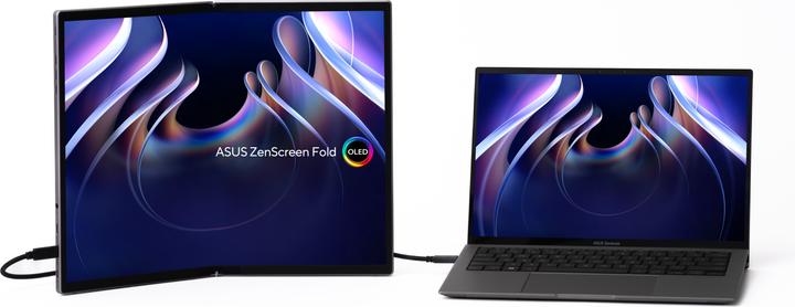 Actual product image ASUS ZenScreen Fold OLED MQ17QH (2560 x 1920 pixels, 17.30")