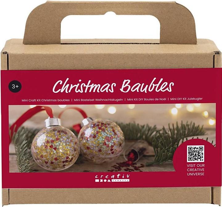 Image du produit Creativ Company Kit de bricolage boules de Noël paillettes